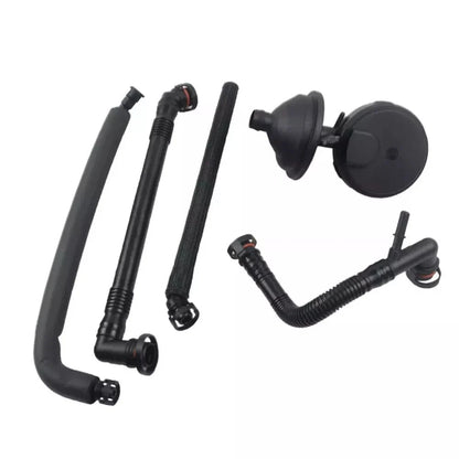 5Pcs PCV Crankcase Vent Valve & Breather Hose for BMW E46 320i 325i X3 Z3 Z4