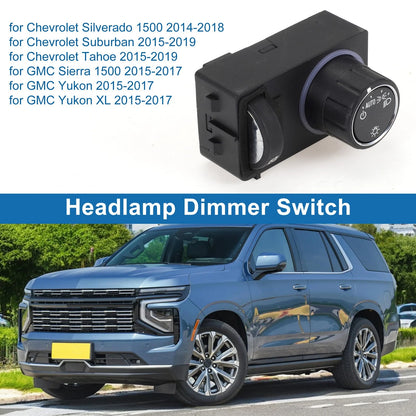 Headlight Switch for Chevrolet Silverado 1500 (2014–2018) No.23187805/84154109/1S12901