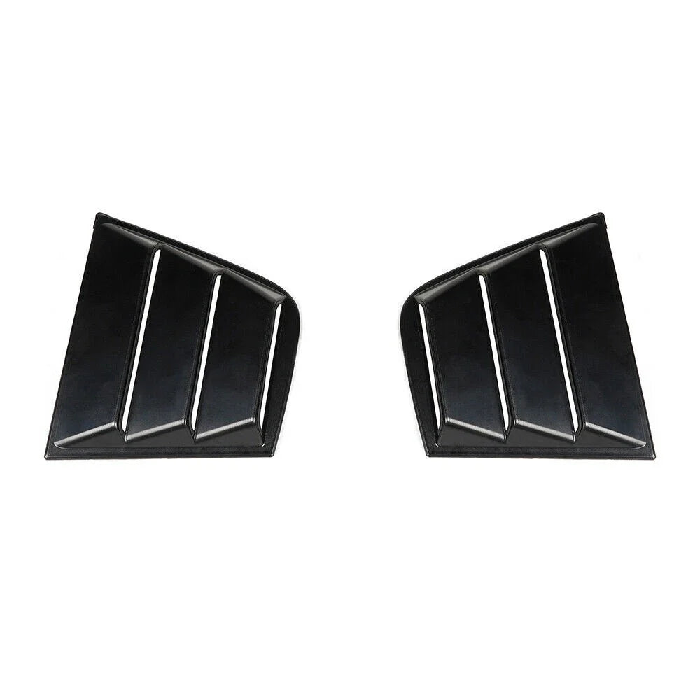 Side Rear Window Louver Shutter Cover Trim Black for Dodge Charger (2011–2023)
