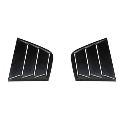 Side Rear Window Louver Shutter Cover Trim Black for Dodge Charger (2011–2023)