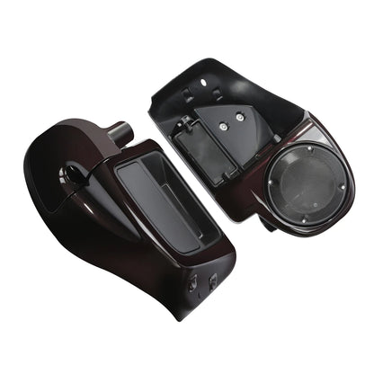 Vented Leg Fairings for Harley CVO Street Glide 2014-2024 Black Forest