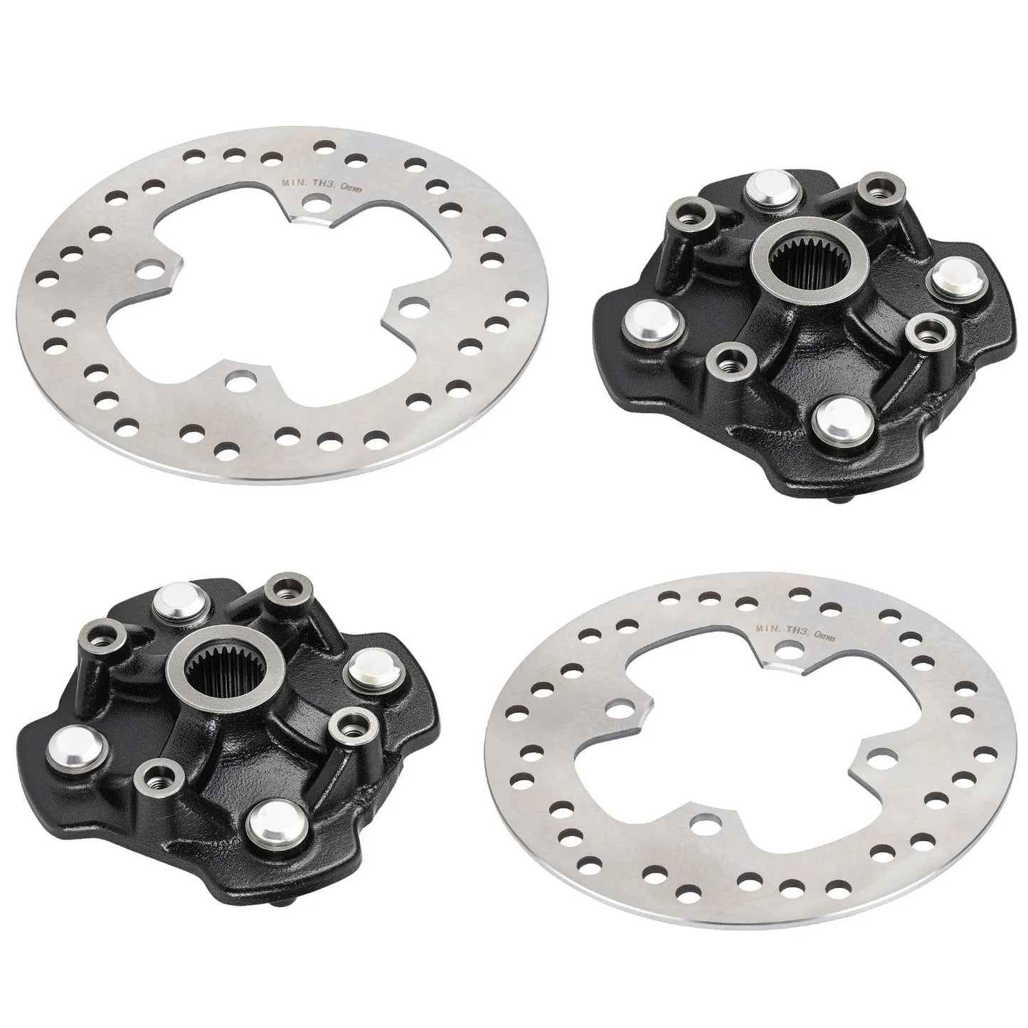 Wheel Hub Disc Front Left/Right for Honda Foreman Rubicon 500 (2010–2014)
