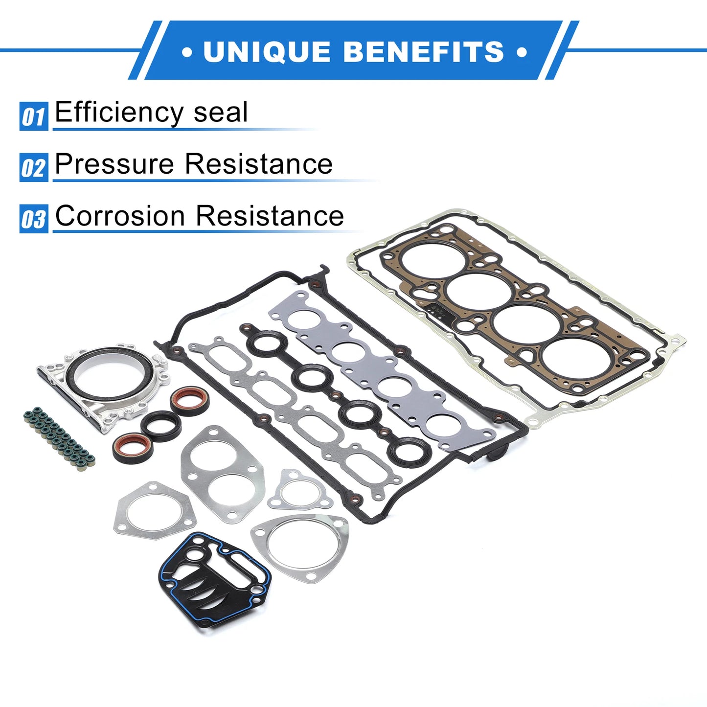 Cylinder Head Gasket Kit for Audi VW Engine AUK (Set of 1)