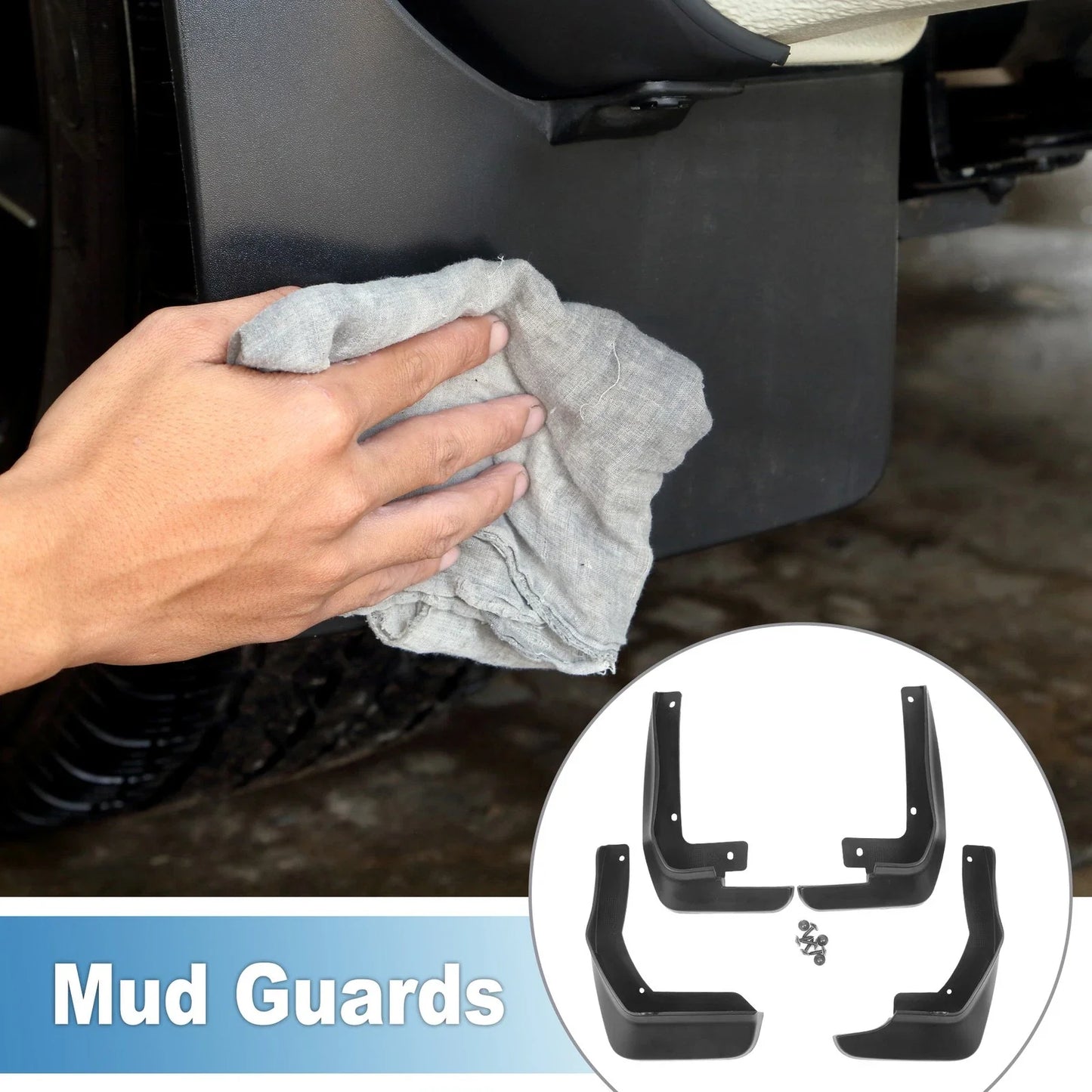 Front & Rear Mud Flap Splash Guards for Honda Odyssey (2011-2023)