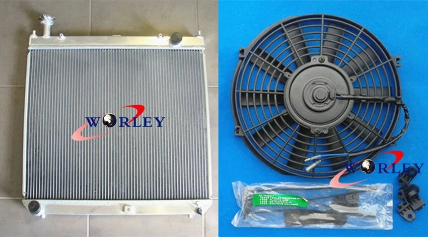 Aluminum Radiator with Fan for Toyota Hiace (1995–2004)