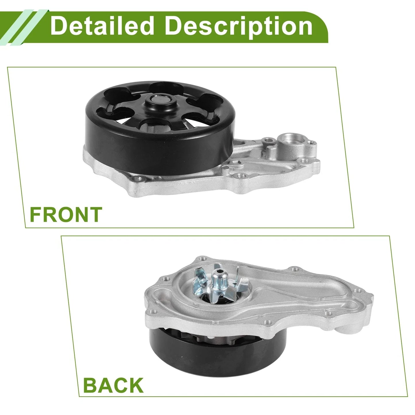 Engine Water Pump for Honda Accord (2003-2008) - Cooling System Replacement