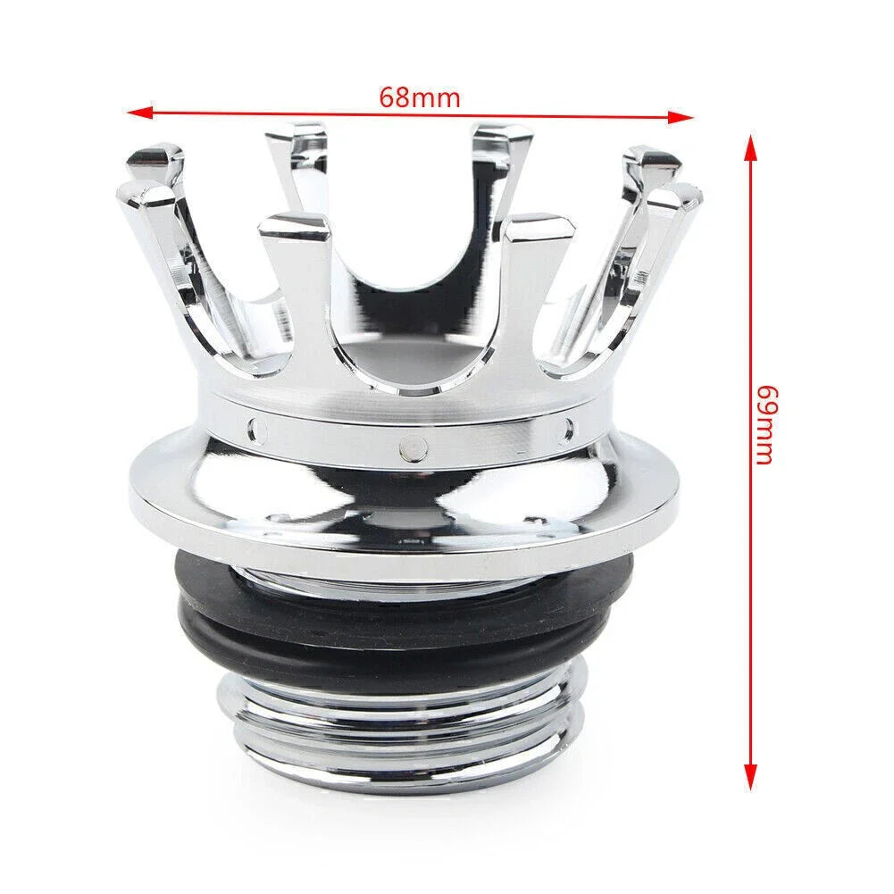 Chrome Gas Cap Fuel Tank Cover for Harley Sportster