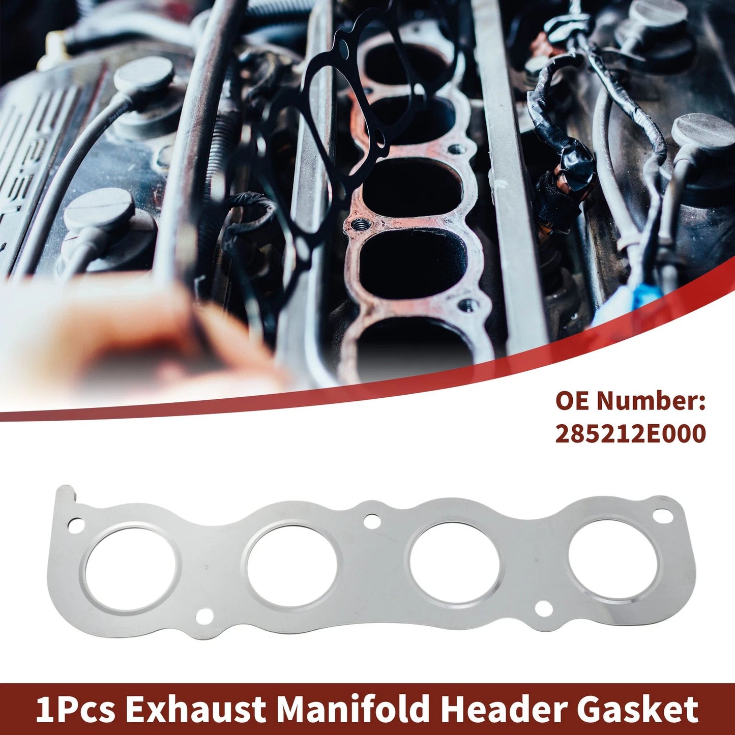 Exhaust Manifold Header Gasket for Hyundai Elantra (2011–2020) No. 28521-2E000