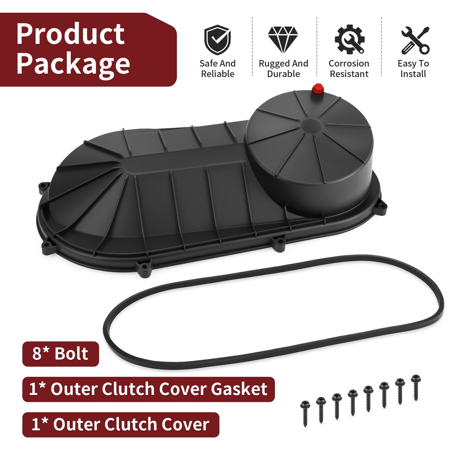 Outer Clutch Cover Gasket for Polaris RZR Ranger Sportsman (2015–2023)