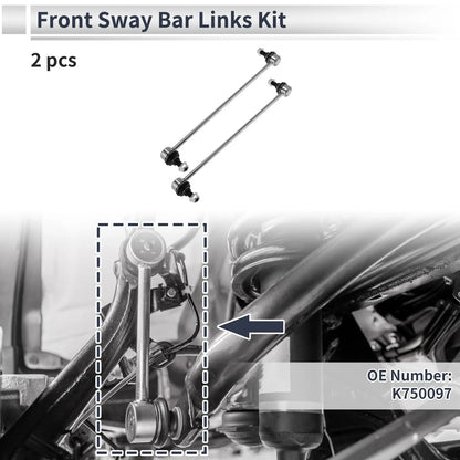Front Stabilizer Bar Links for Honda Ridgeline 2006-2014 (2 x)
