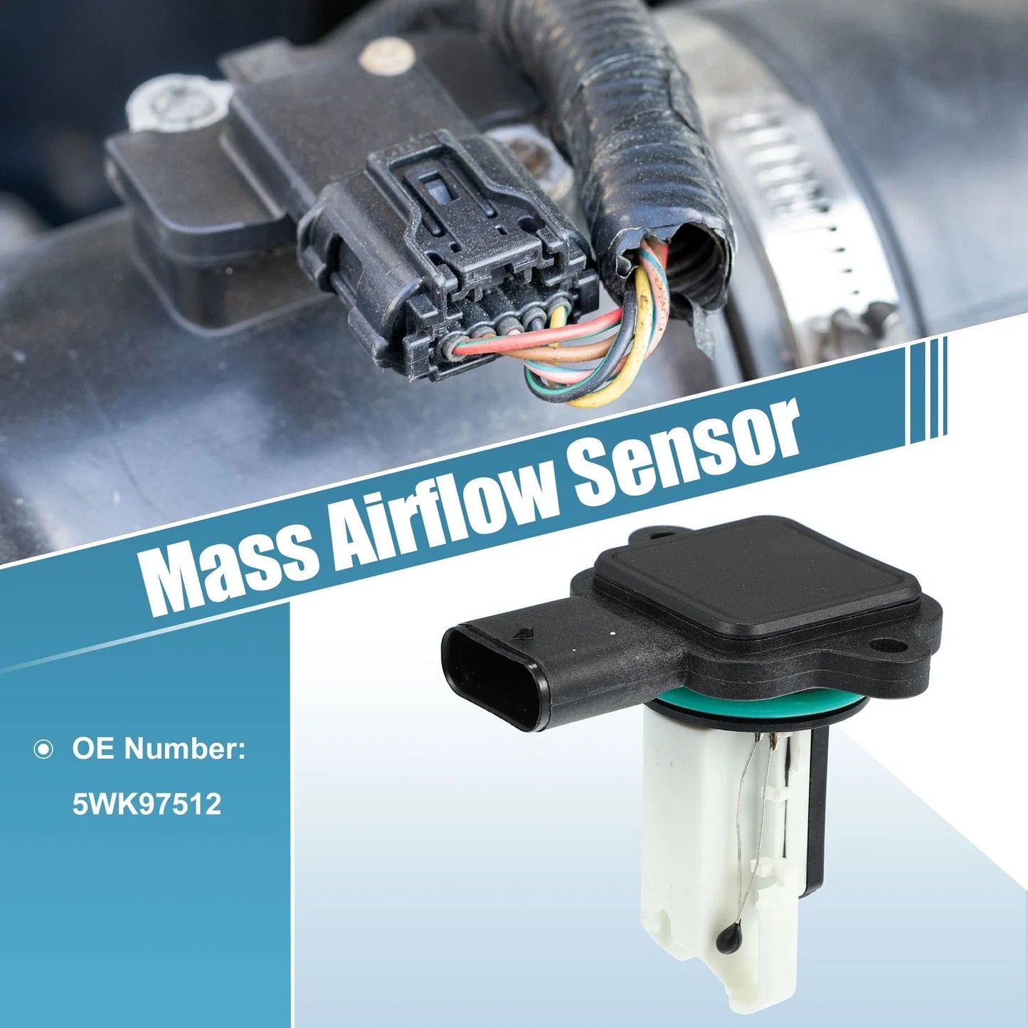 Mass Air Flow Sensor Meter Replacement for BMW 135i (2011-2013)