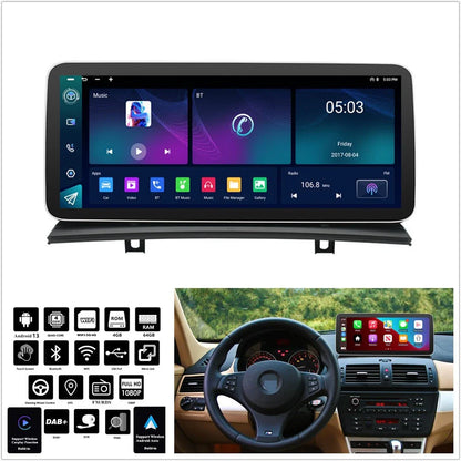 12.3" Android 13 Car Stereo GPS Navigation for 2003-2012 BMW X3 E83