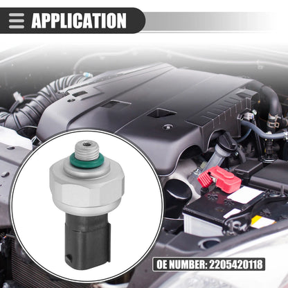 A/C Pressure Transducer Valve for Mercedes-Benz C300 (2008-2020) Metal Black