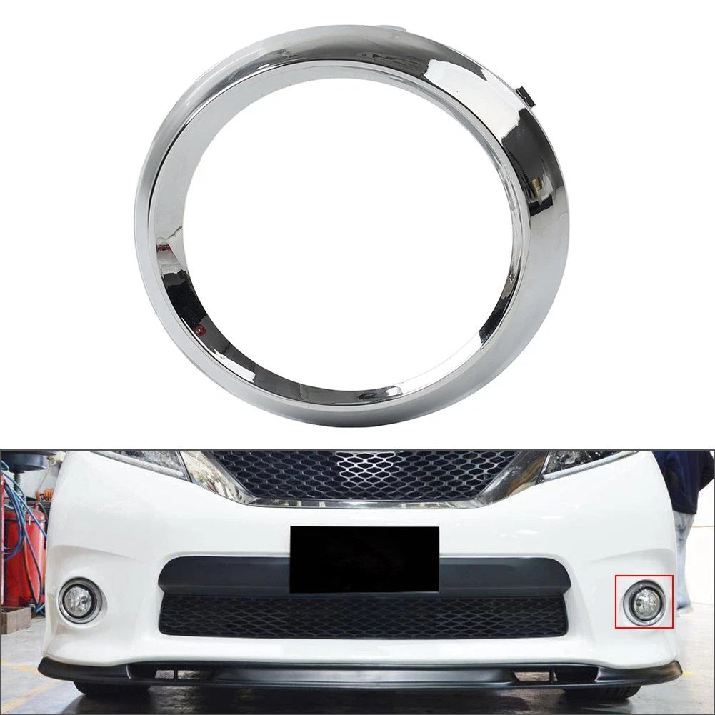 Chrome Front Fog Light Cover Trim for Toyota RAV4 Adventure (2019–2020)
