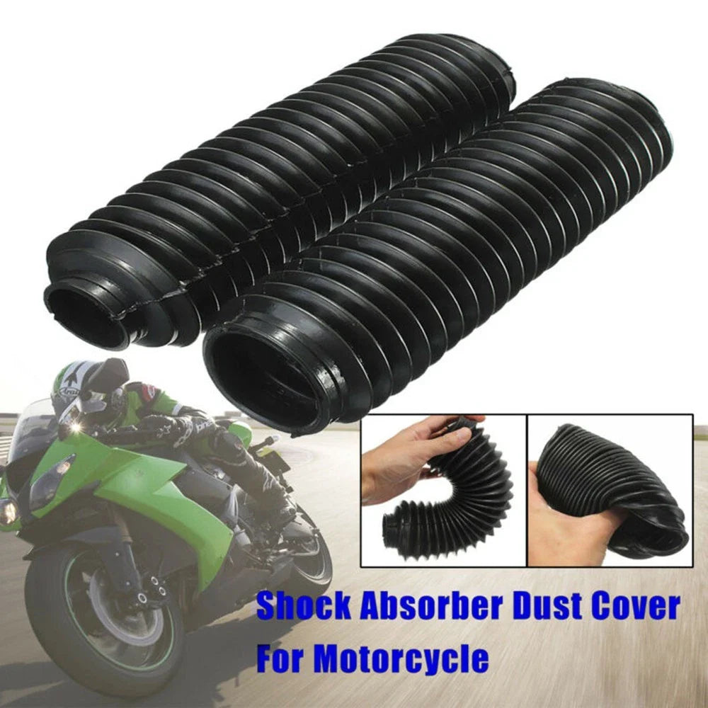 Cover Set Rubber Gaiters Boots 245x58x39mm for Motorcycle