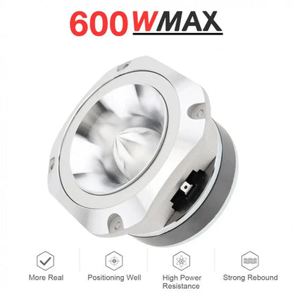 4 Inch 600W 6OHM Universal Aluminum Tweeter for Vehicle Auto Stereo
