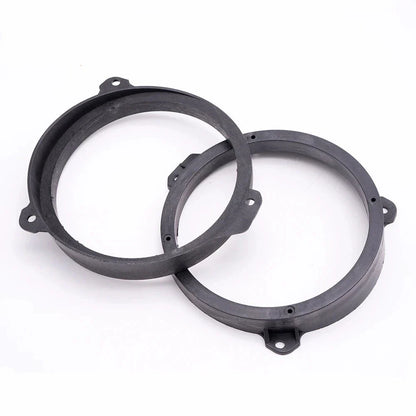 6.5" Black Front Door Speaker Spacers  for Subaru Forester