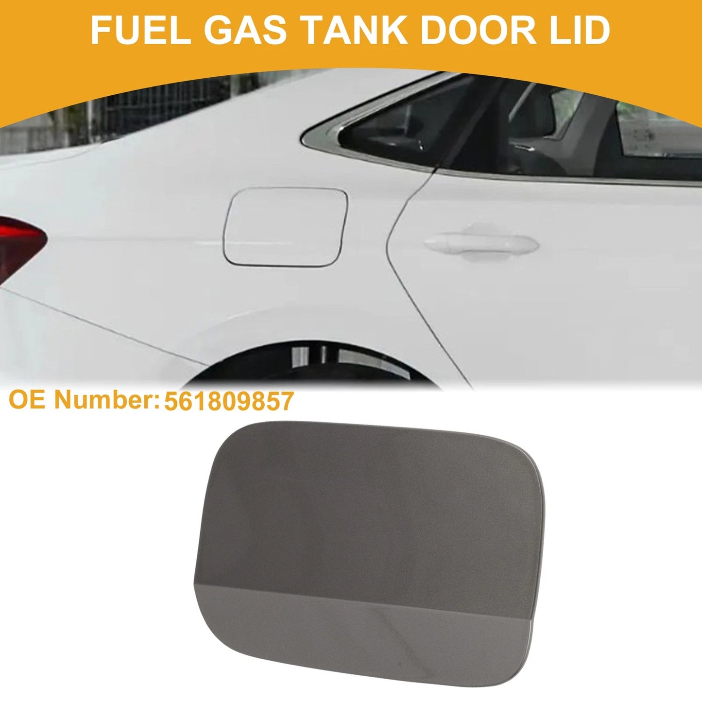 Fuel Tank Door Cap for Volkswagen Passat (2011–2018) Clip Type No.561809857