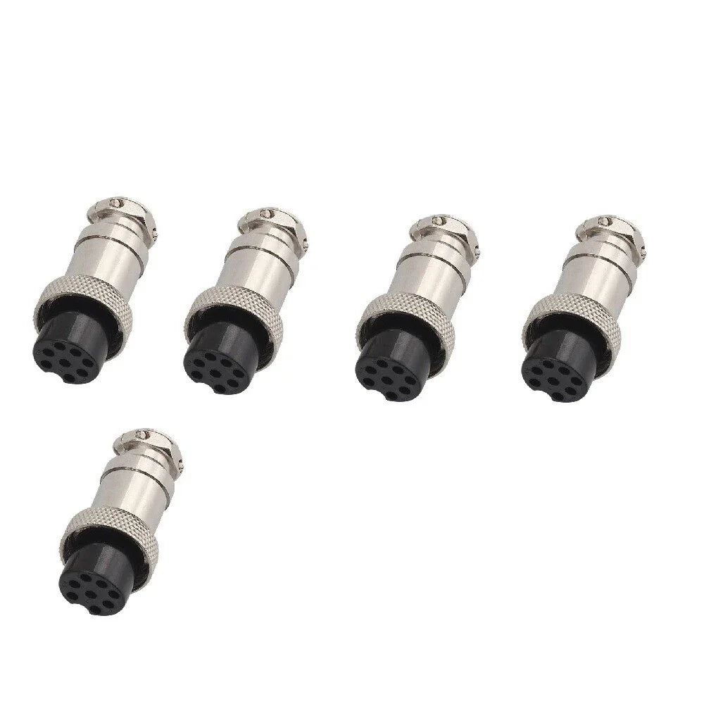 5 x 8 Pin Female Plug for Ham & CB Radio MIC Microphone Connector