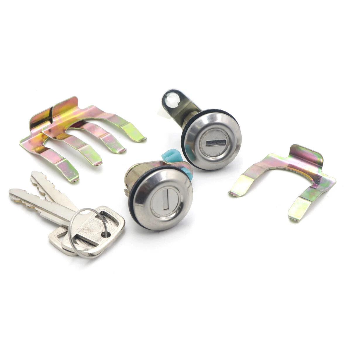 Door Lock w/ Retainer Clips & Keys for Mitsubishi Delica 1986-1999