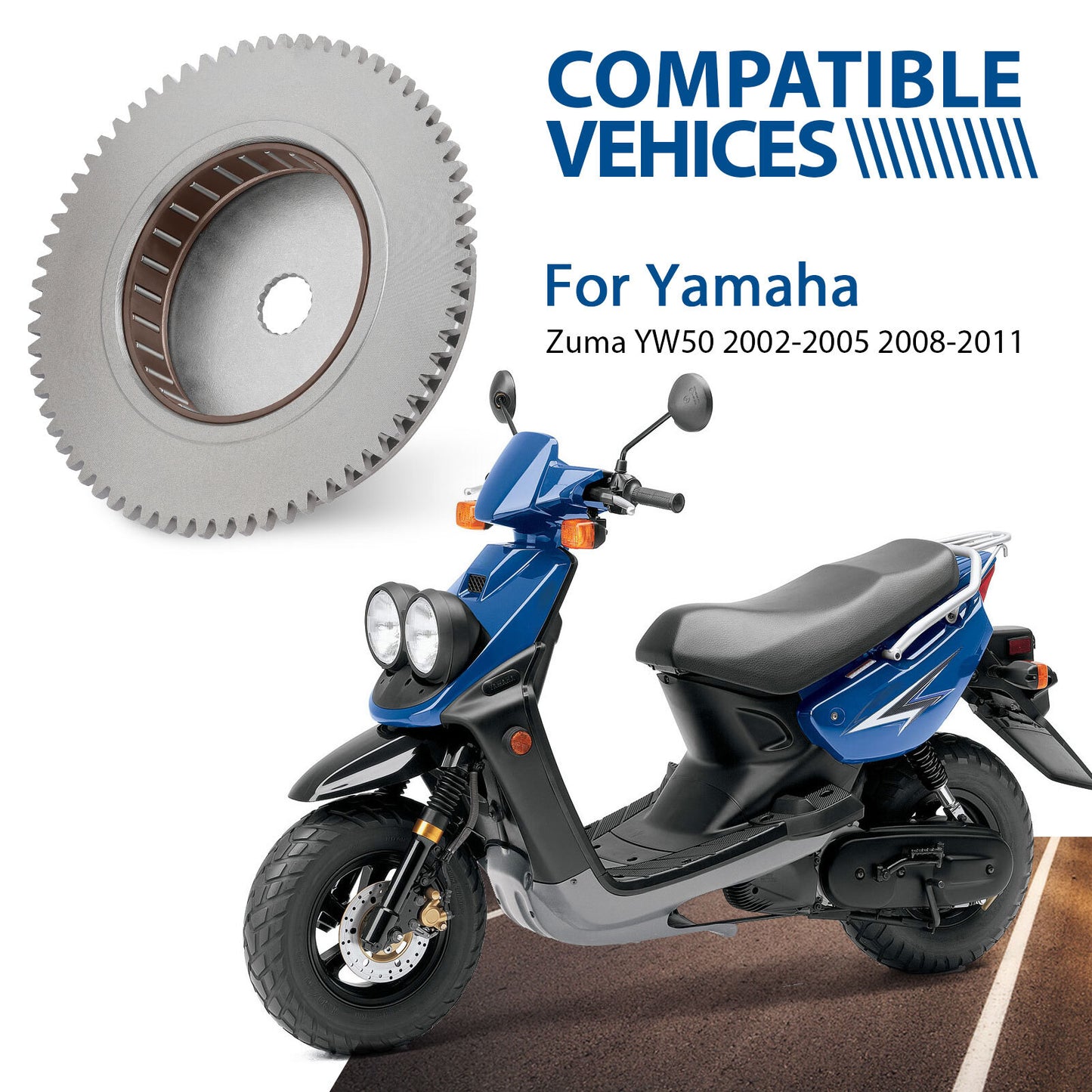 Starter Clutch Assembly for Yamaha Zuma 50 (2002–2005, 2008–2011)