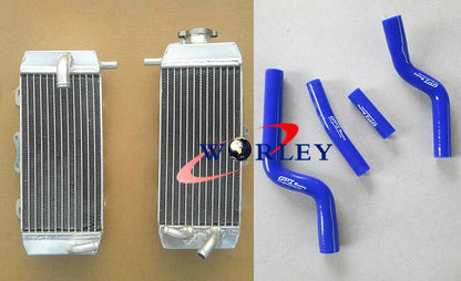 Aluminum Radiator & Silicone Hoses for YAMAHA YZF250 YZ250F (2007-2009)