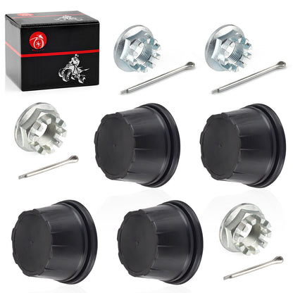 Set of 2 Front Rear Wheel Center Caps for Honda Rancher 350 (2000–2006)