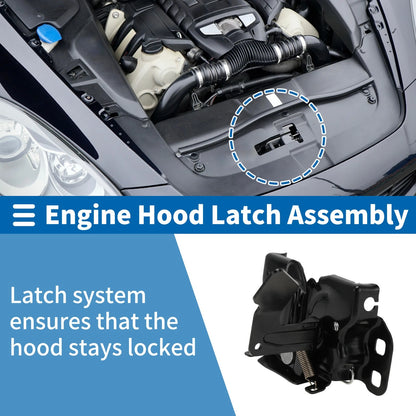 Hood Latch Assembly for Jeep Compass (2007–2010) No. 5160032AC