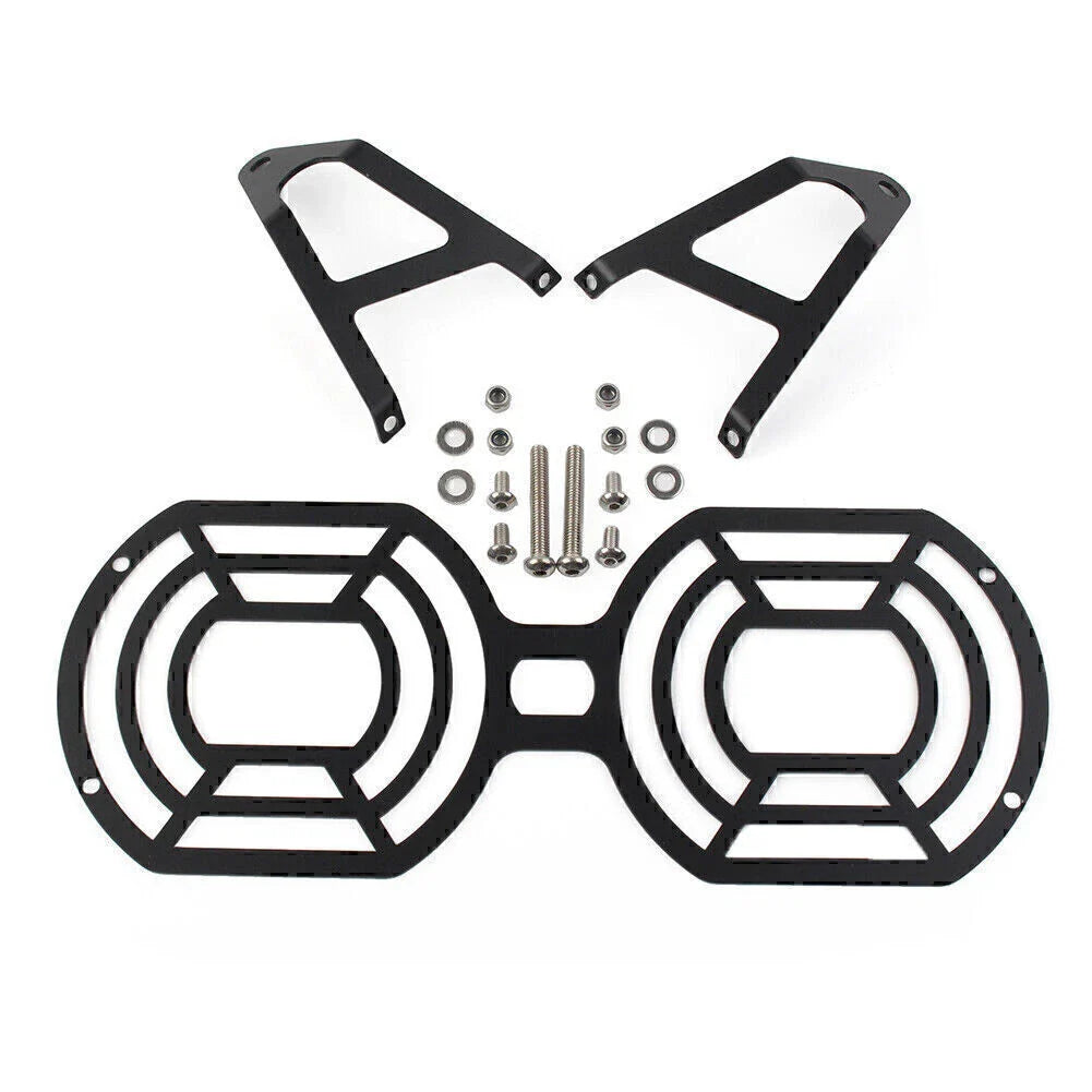 Black Iron Front Headlight Grille Guard for Moto Guzzi V85 TT (2018-2022)
