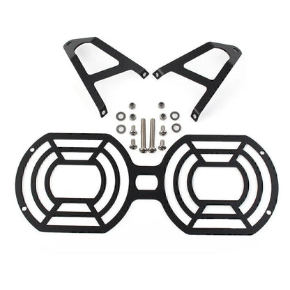 Black Iron Front Headlight Grille Guard for Moto Guzzi V85 TT (2018-2022)