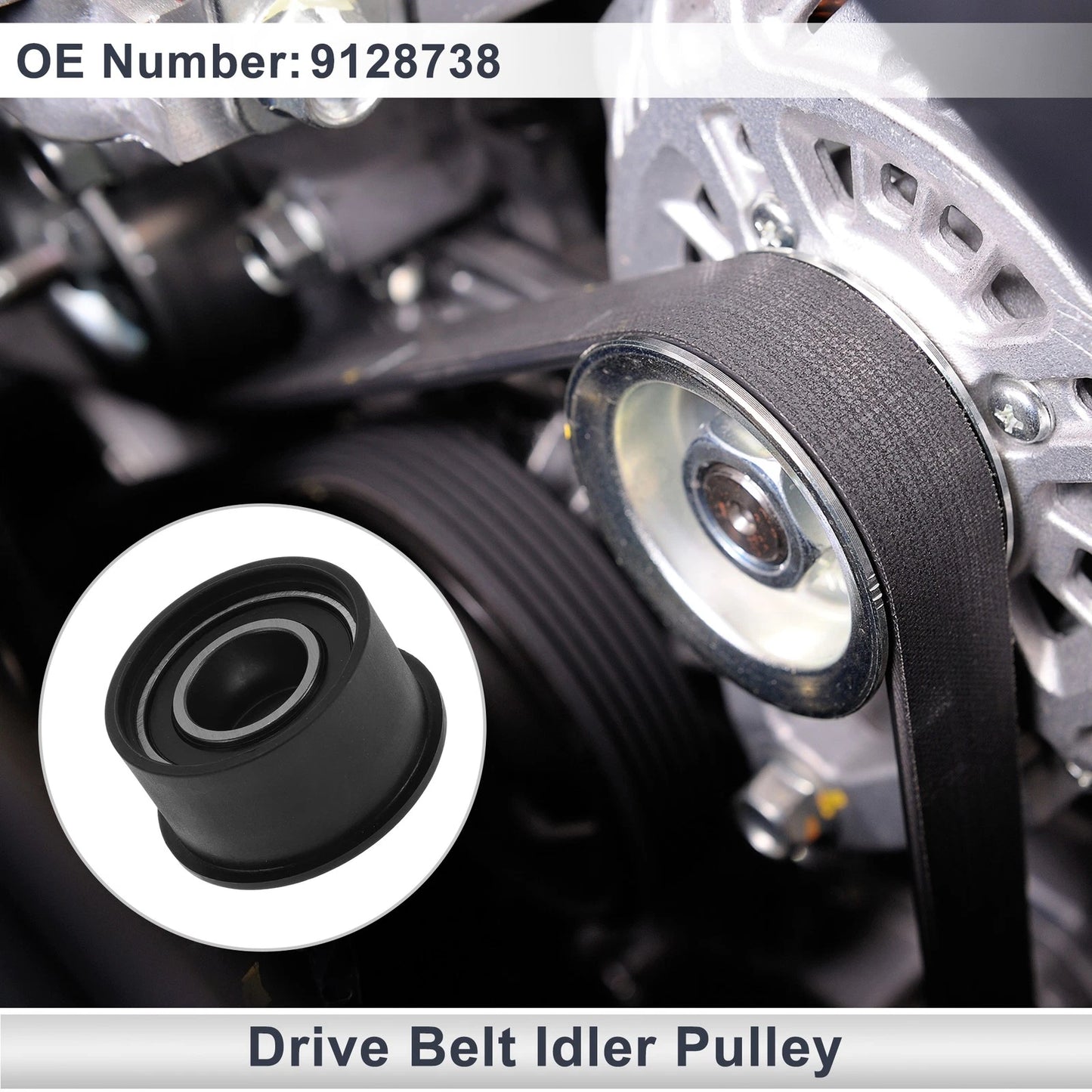 Drive Belt Idler Pulley for Buick Regal 2.0L (No. 9128738) (1 pcs)