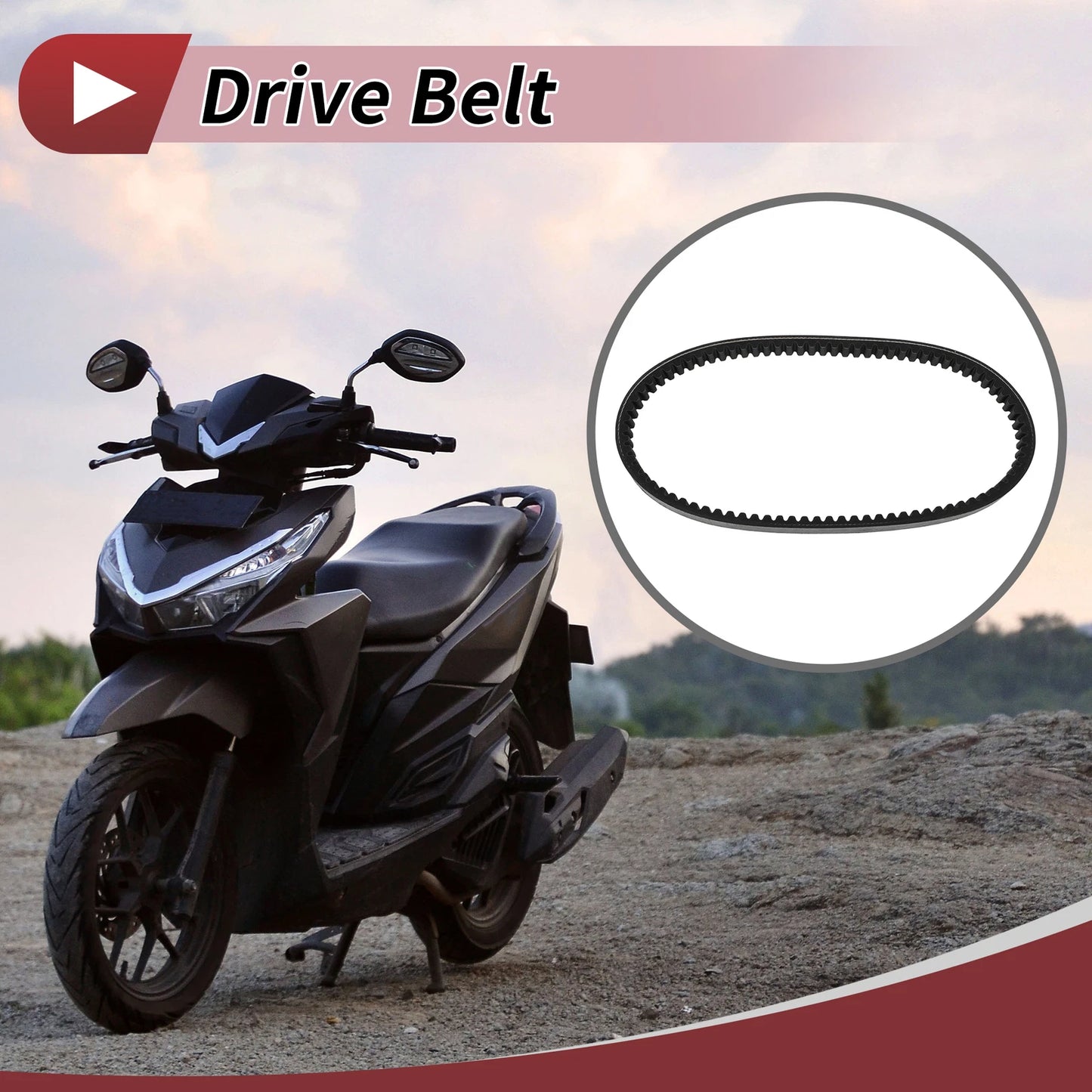 Drive Belt V-Belt No. 23100KM1671 for Honda CH250 Elite (1985–1990)