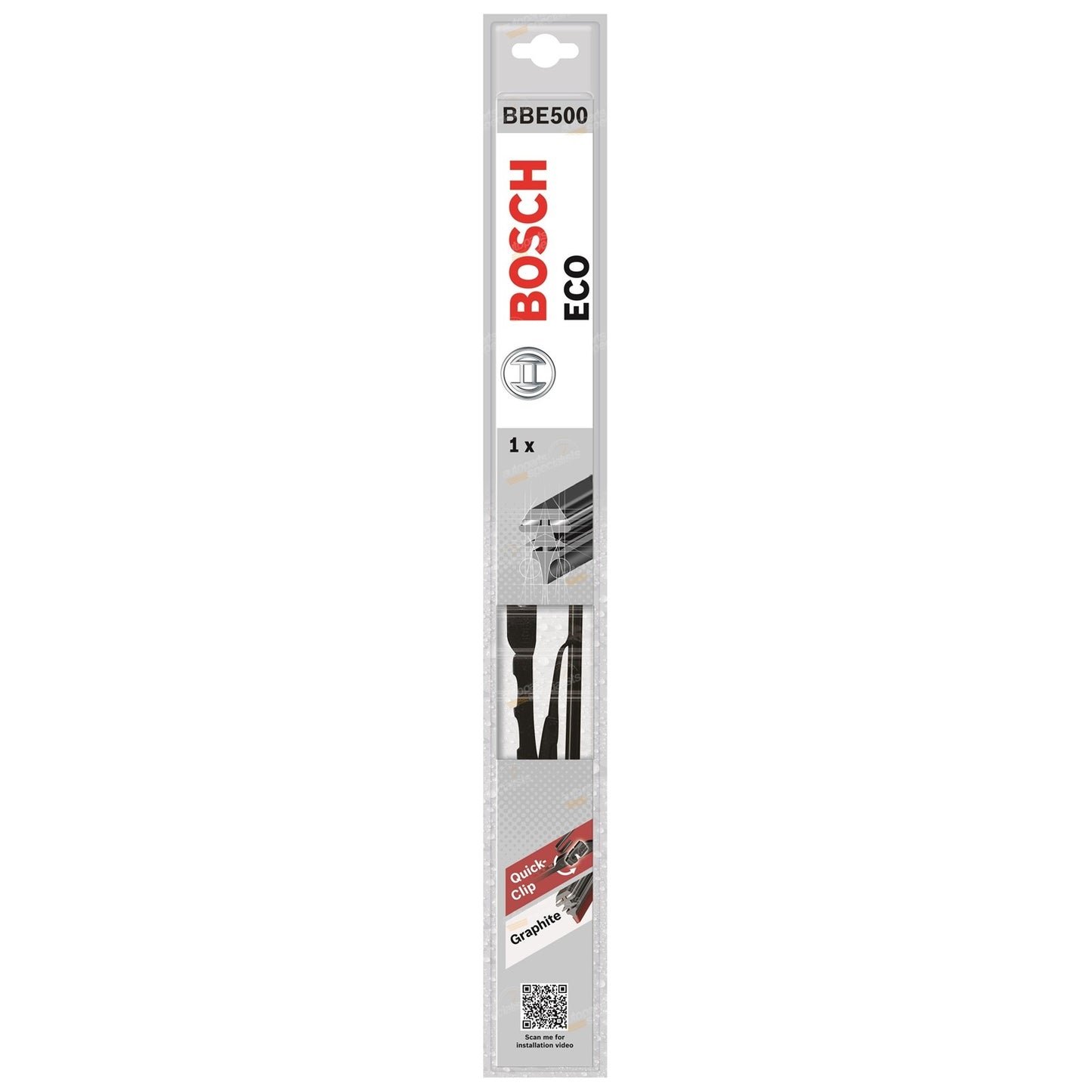 Front Pair Wiper Blades for Mercedes-Benz 230TE (1983–1985)