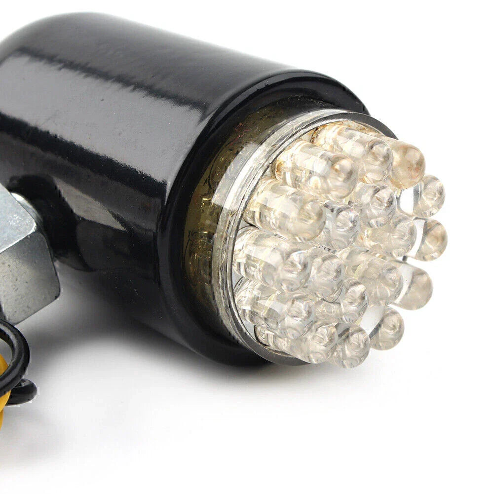 Custom Black Brake Running Turn Signal Tail Light for Motorcycle Cruiser
