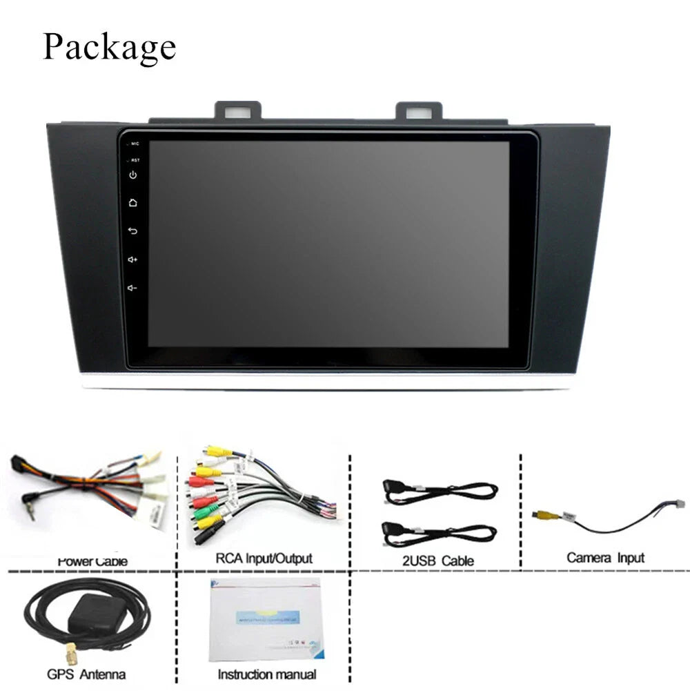 9" Android 12.0 Stereo Radio GPS Nav for 2015-2018 Subaru Legacy Outback