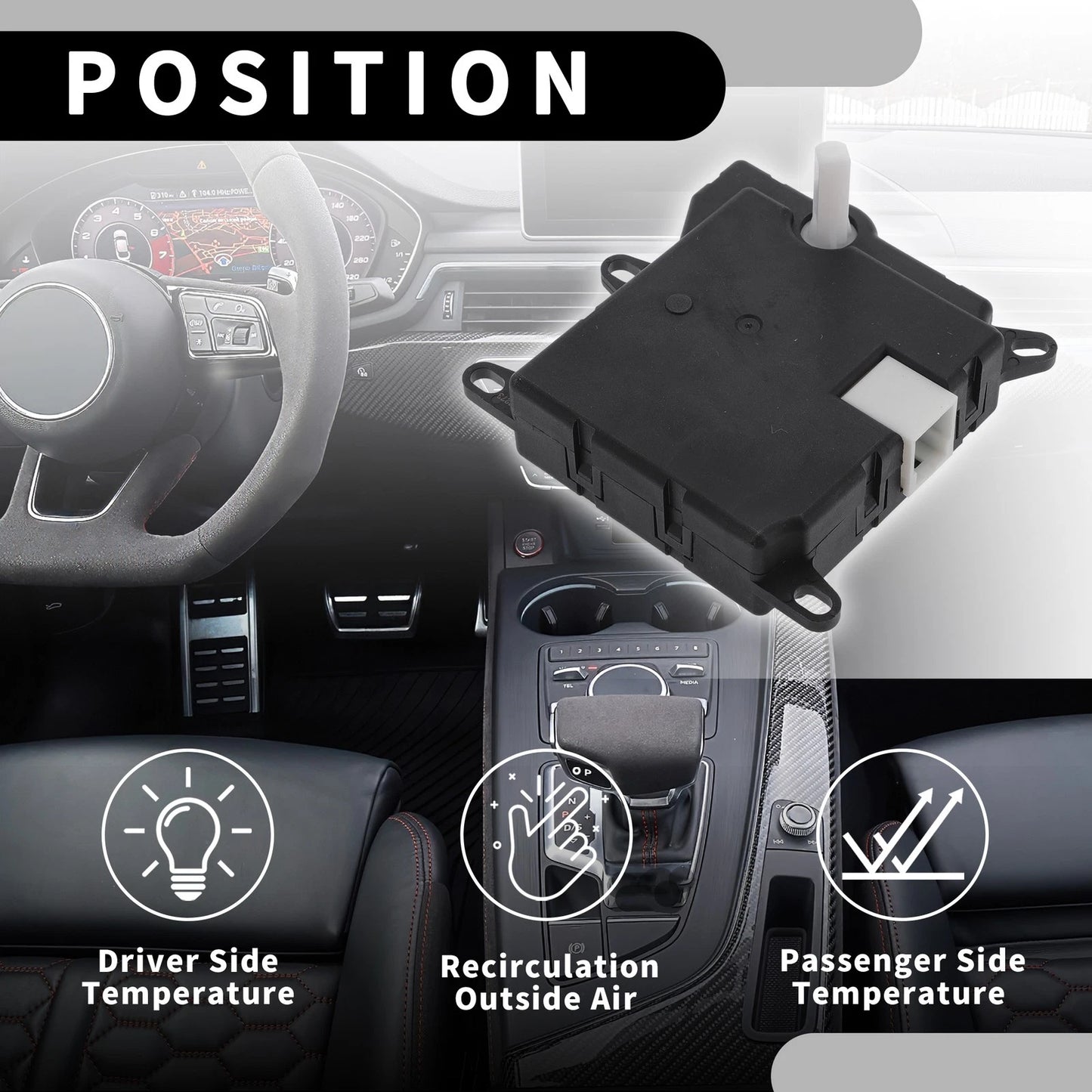 HVAC Heater Blend Door Actuator No.XL3Z19E616CA for Ford Excursion (2000–2005)