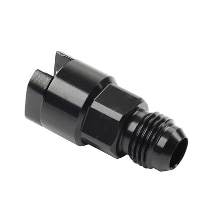 6AN Male to 3/8" Quick Disconnect EFI Fuel Rail Adapter for GM LS (2001-2023)