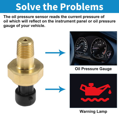 Engine Oil Pressure Sensor for Chevrolet Avalanche 2500 (2003–2006) No.12677839