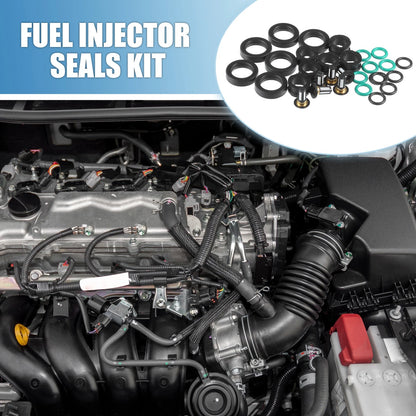 Set of 6 Fuel Injector O Ring Seals No. 06164P8EA00 for Honda Odyssey Pilot (2001–2004)