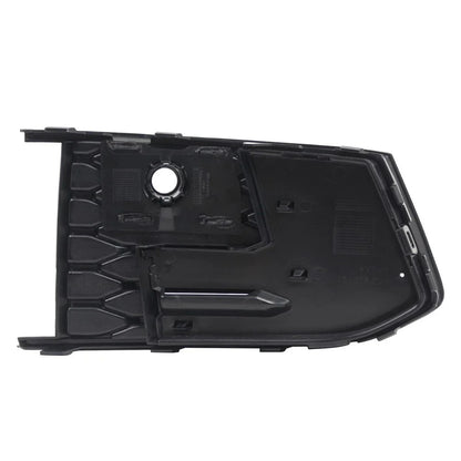 Left Front Fog Light Grille Cover Matte Black for Audi A6 S6 (2018-2024)