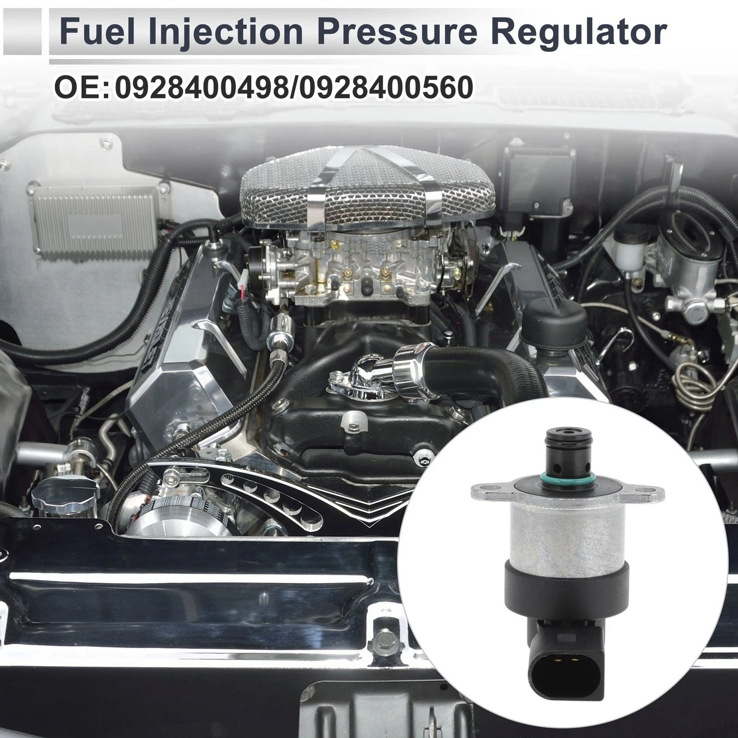 Fuel Pressure Regulator for BMW E87 (2003–2012) No. 0928400498/0928400560 20-70 Psi