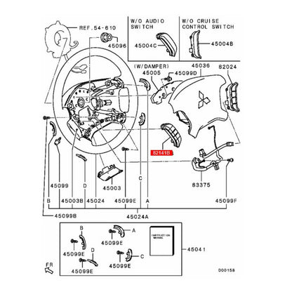 Cruise Control Switch for Mitsubishi Pajero (2007–2016)
