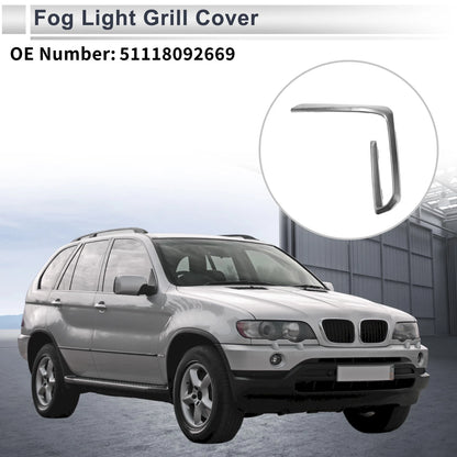 1 Pc Fog Light Grill for BMW X5 (2019–2023) No. 51118092669