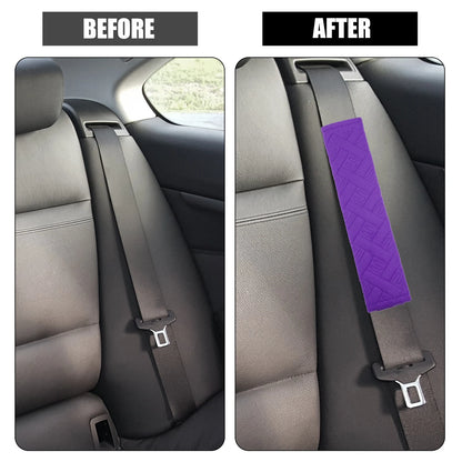 1 Pair Seat Belt Protector Pads for Car (Universal Fit)