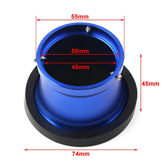 50mm Carburetor Air Filter Horn Cup with Net Funnel for Carb Gold