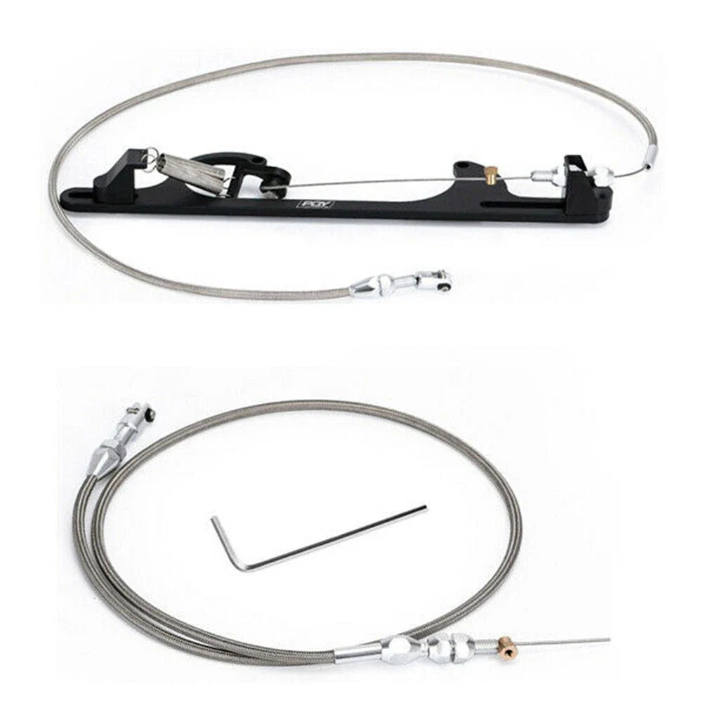 36in Stainless Steel Braided Throttle Cable for LS Engine LS1 (1997–2004)