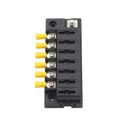 6-Way Compact Fuse Box 32V DC 300A for Universal Applications