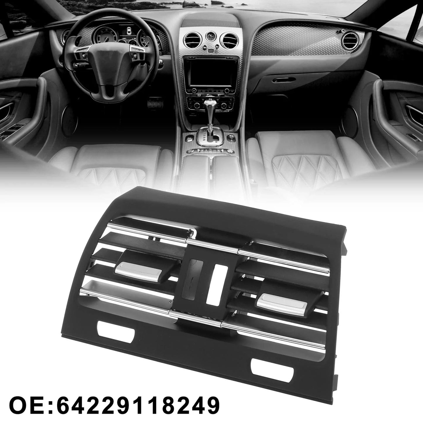 A/C Outlet Vent Grill Full Plating for BMW 7 Series (2008-2015) Rear