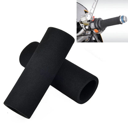 Handle Bar Grips / 2 x / Foam Anti-Vibration Slip Over for Motorbike