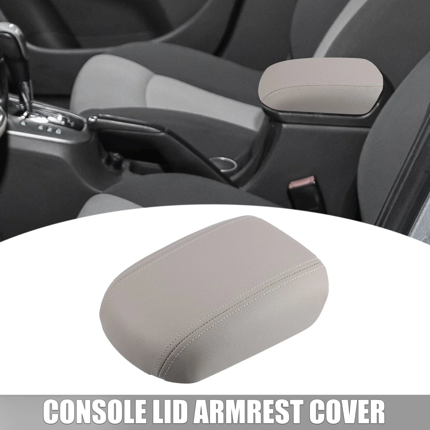 Car Center Console Armrest Cover for Chevrolet Chevy Cruze (2009-2014) Gray